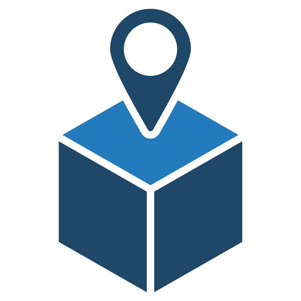 Spatial Mapping icon line vector illustration