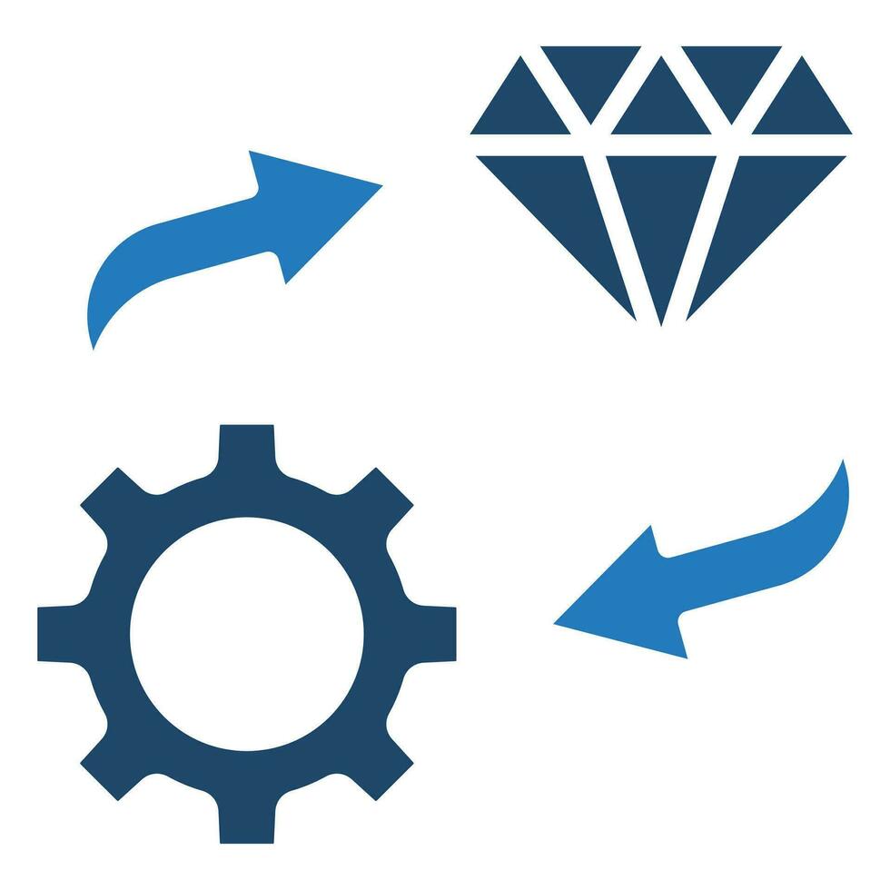 Value Optimization icon line vector illustration