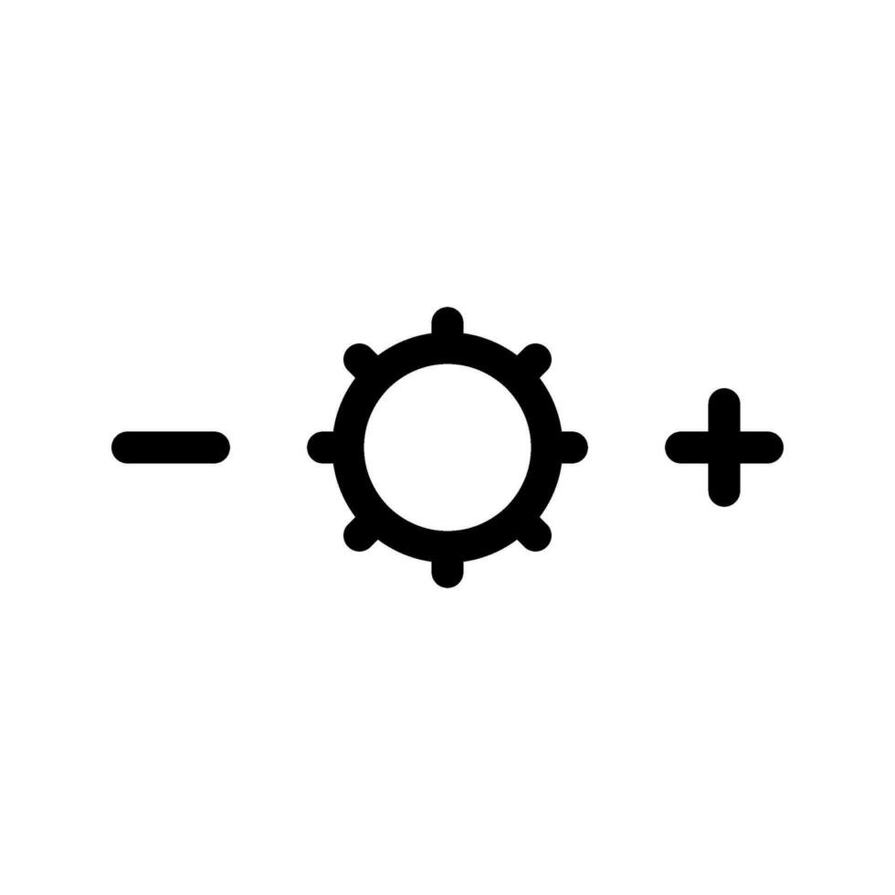 Brightness Icon Vector Symbol Design Illustration
