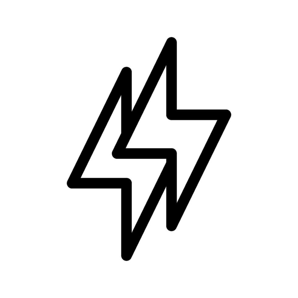 Lightning Icon Vector Symbol Design Illustration