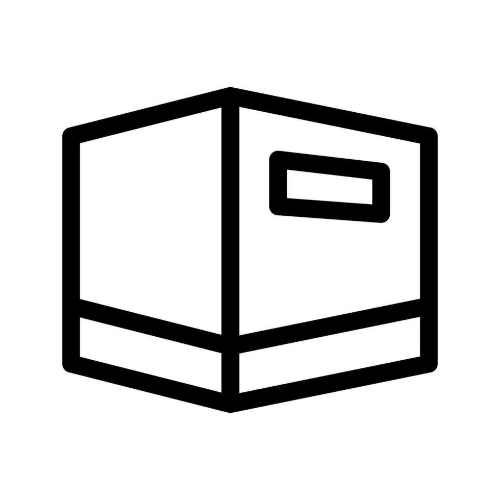 caja carga icono vector símbolo diseño ilustración