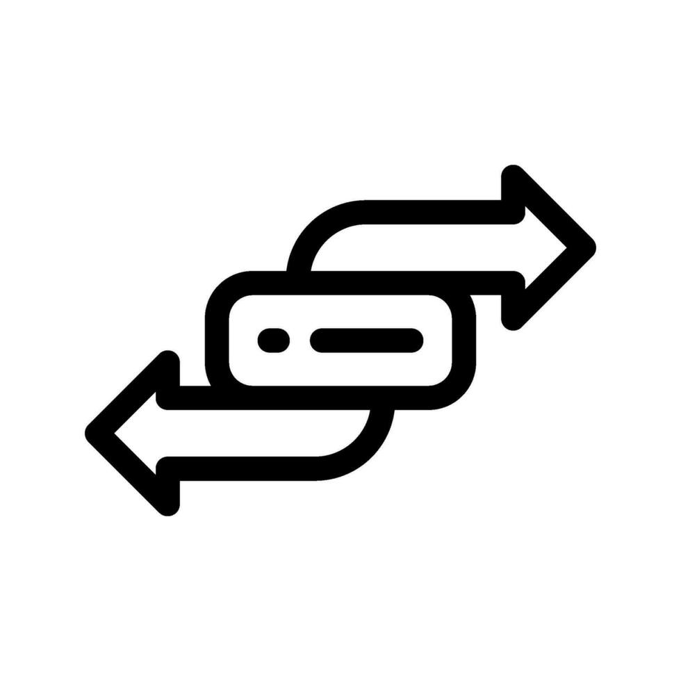 Data Migration Icon Vector Symbol Design Illustration