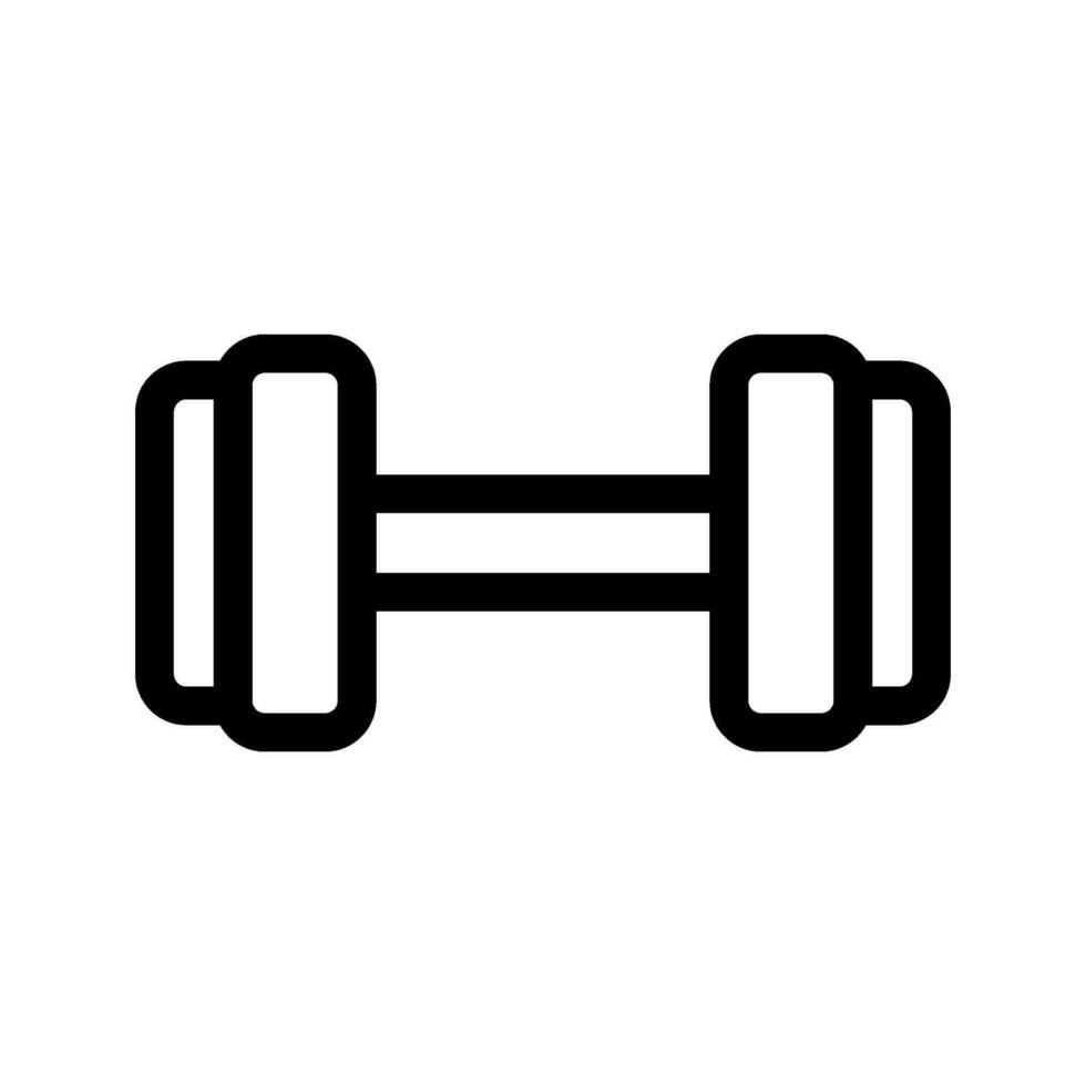 Dumbbell Icon Vector Symbol Design Illustration