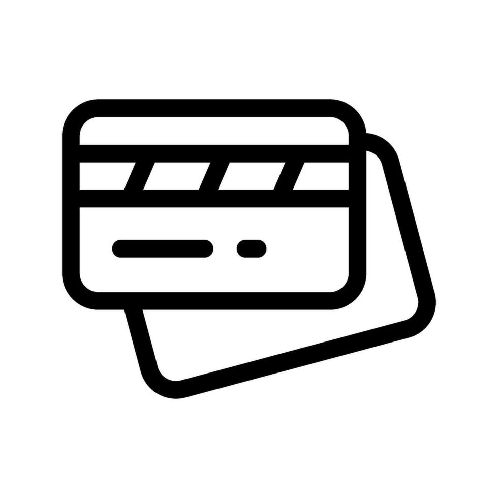 Debit Card Icon Vector Symbol Design Illustration