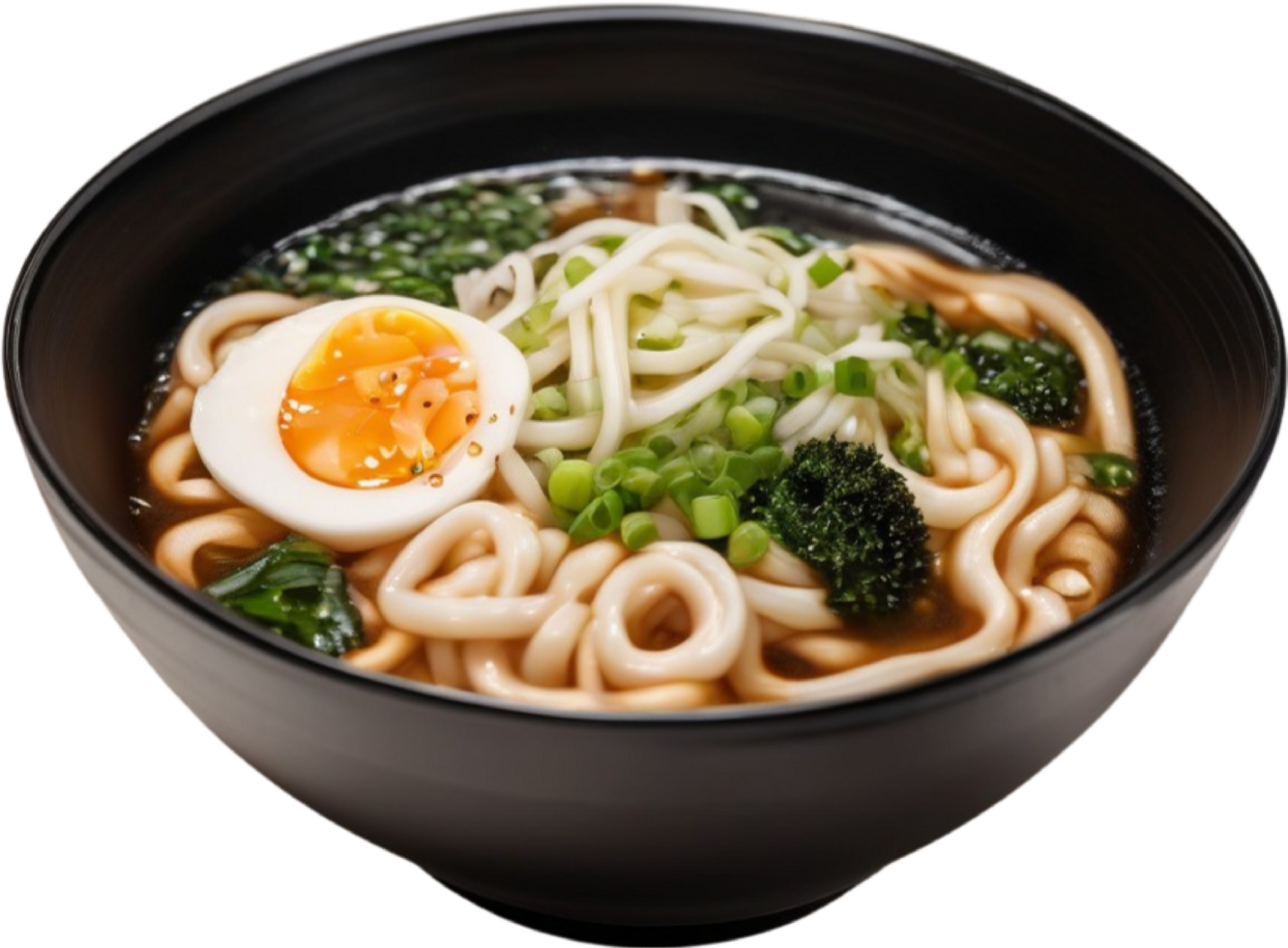 ai genererad närbild Foto av udon mat. ai-genererad. png