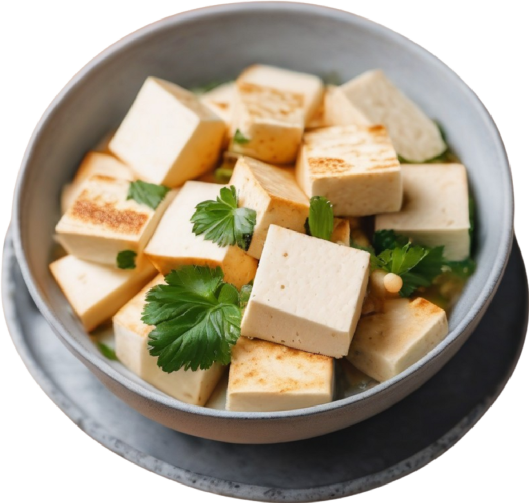AI generated Closeup photo of Tofu food. Aigenerated. 35194074 PNG