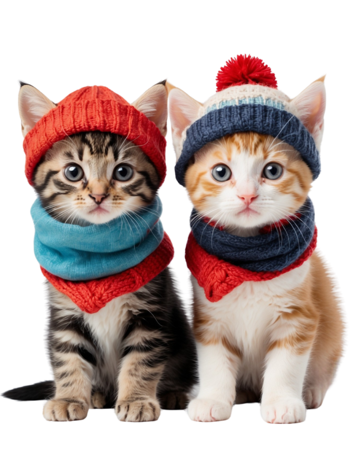 AI generated A close-up image of a cute kitten. Ai-generated. png