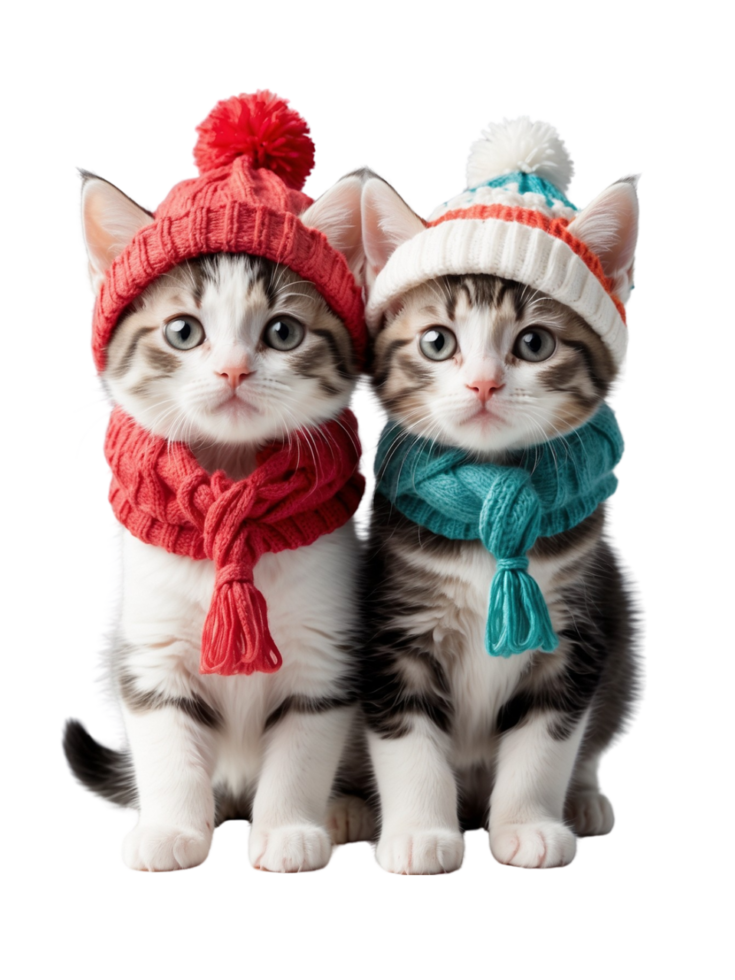 AI generated A close-up image of a cute kitten. Ai-generated. png