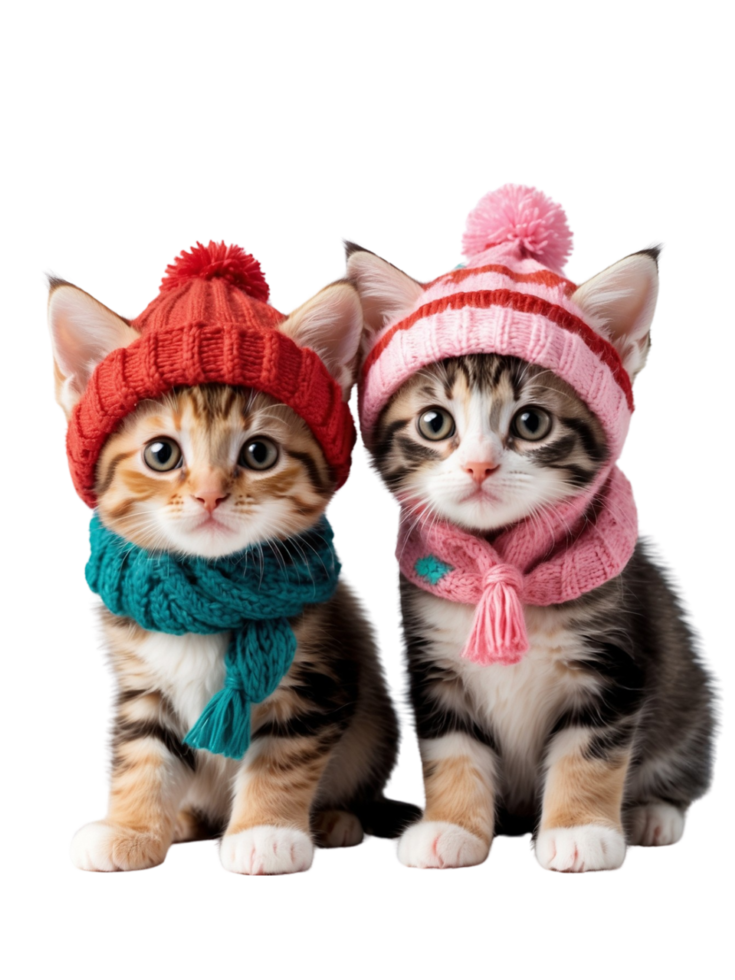 AI generated A close-up image of a cute kitten. Ai-generated. png