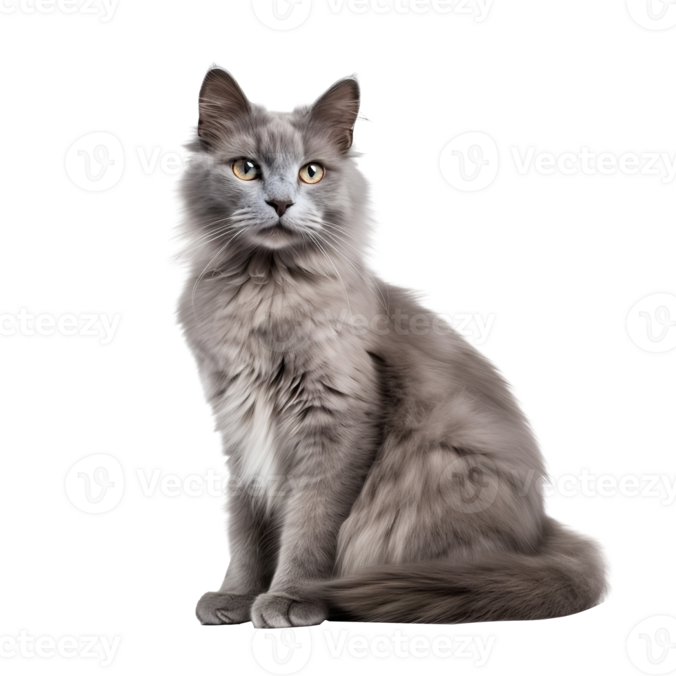 AI generated Napoleon Cat isolated on png background