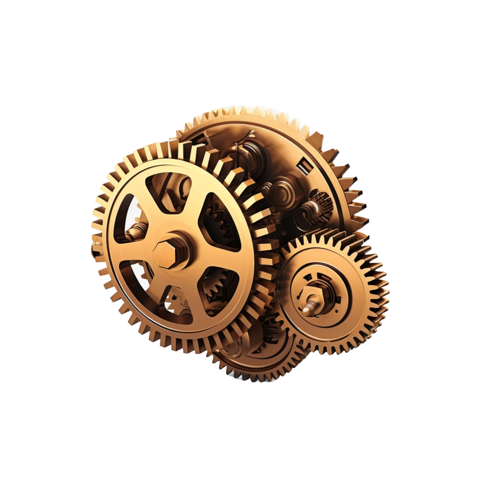 AI generated 3d style mechanical item png