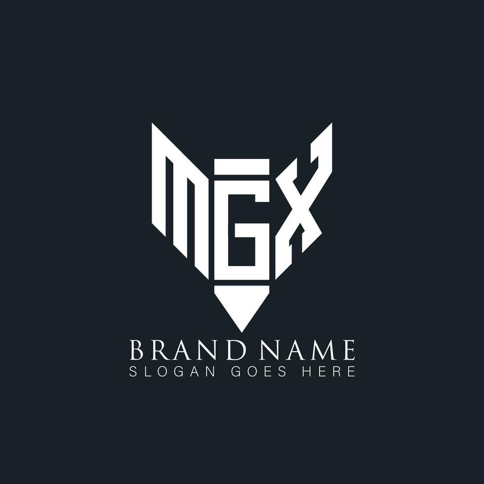 MGX abstract letter logo. MGX creative monogram initials letter logo concept. MGX Unique modern flat abstract vector letter logo design.