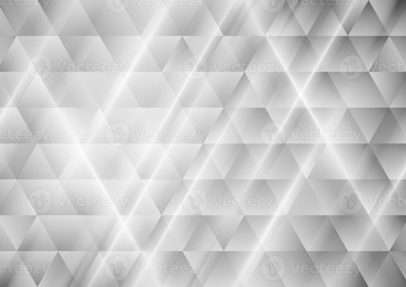 Abstract tech grey triangles geometric background photo