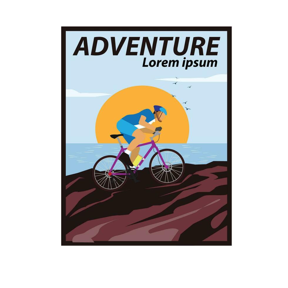 mountain bike sport vector