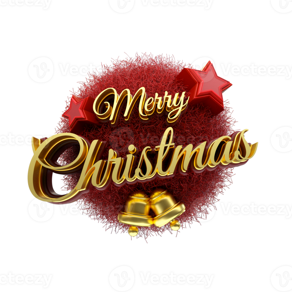 3d rendered object happy christmas png