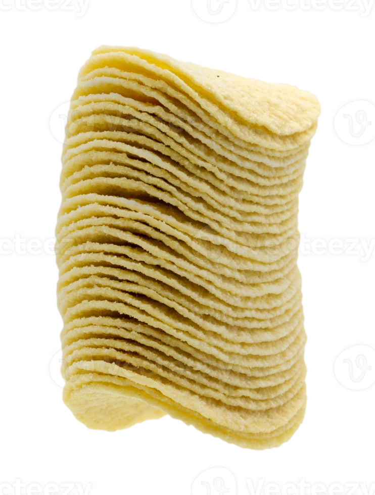 stack av Krispig potatis pommes frites png