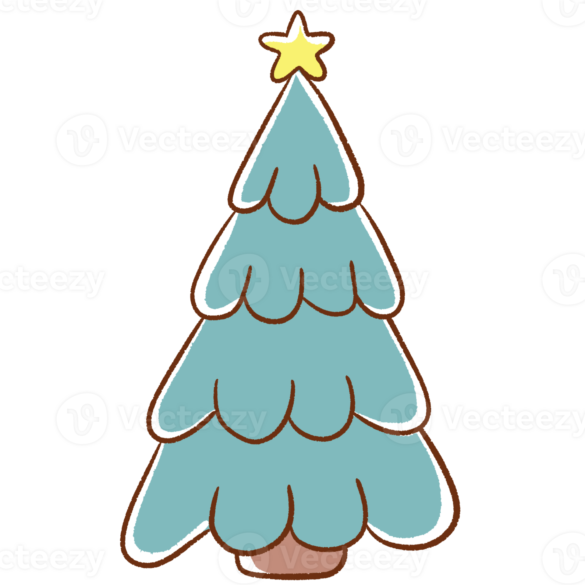 Christmas tree clipart 35195929 png