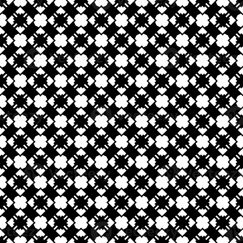 Black seamless abstract pattern. Overlay for background and backdrop. Ornamental design. PNG graphic illustration with transparent background.