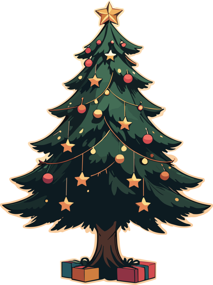 AI generated Christmas Tree Decoration png