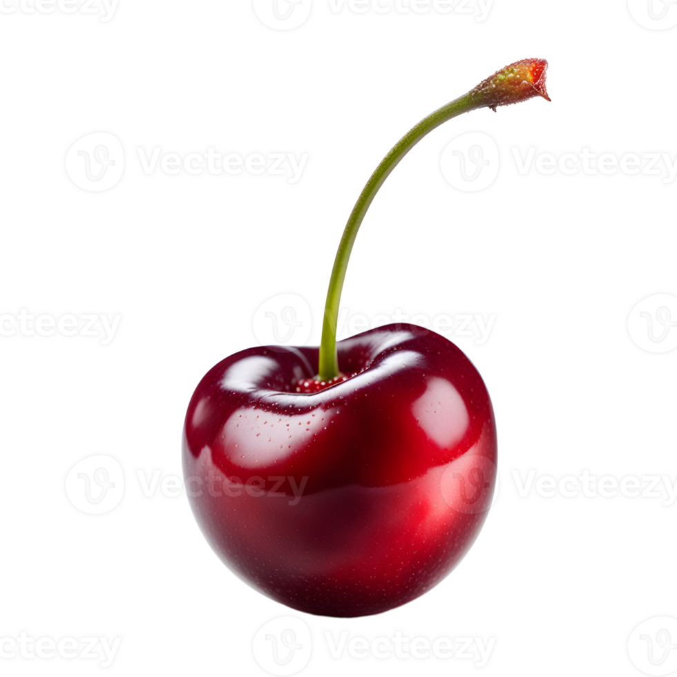 AI generated Cherry Isolated on Transparent Background png