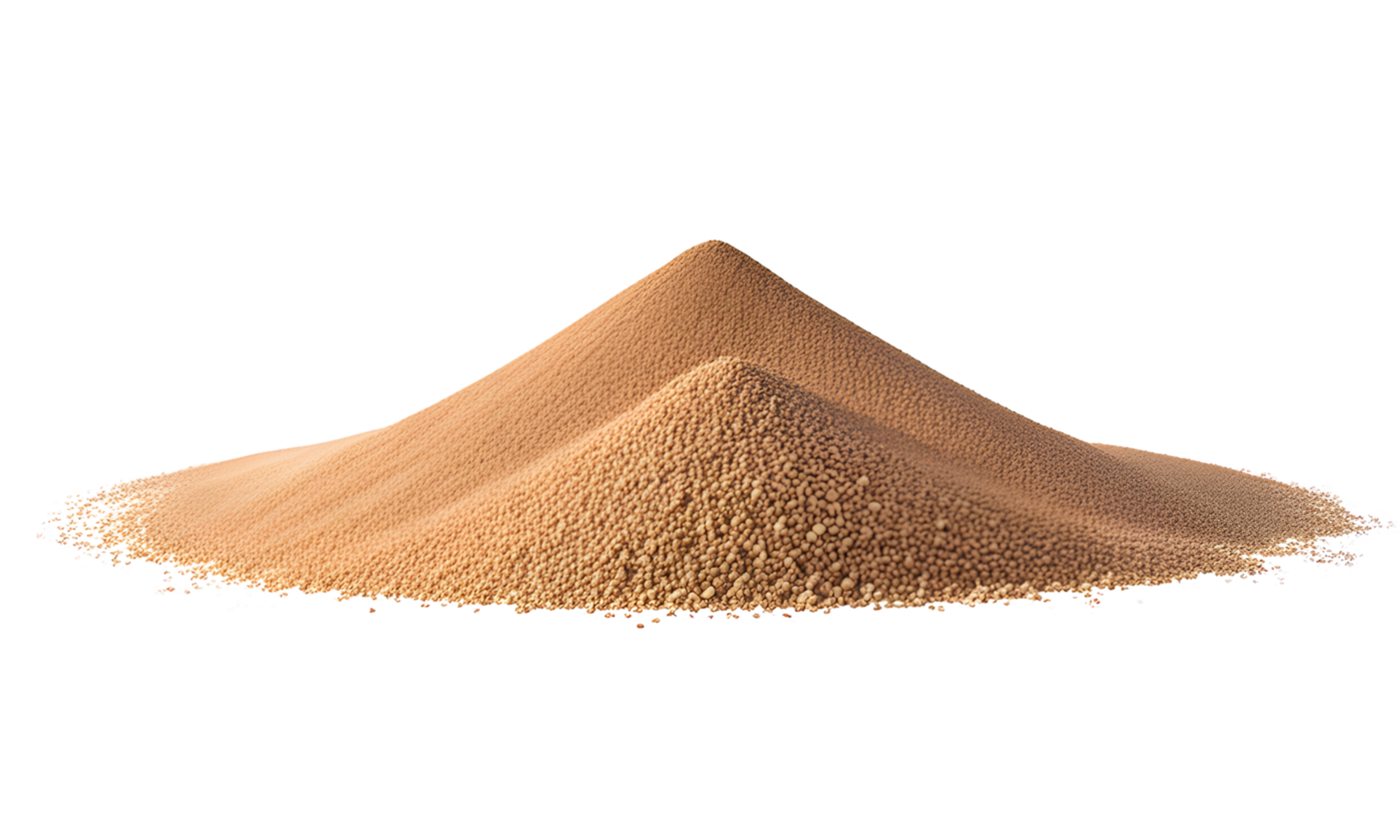 AI generated Desert Sand Pile Isolated on Transparent Background png