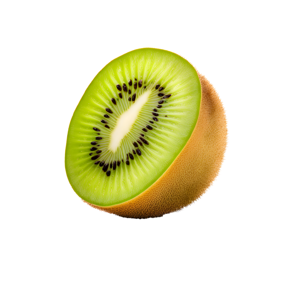 AI generated kiwi Isolated on Transparent Background png