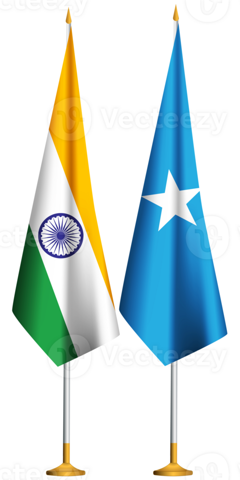 Somalia,Indian small table flags together png