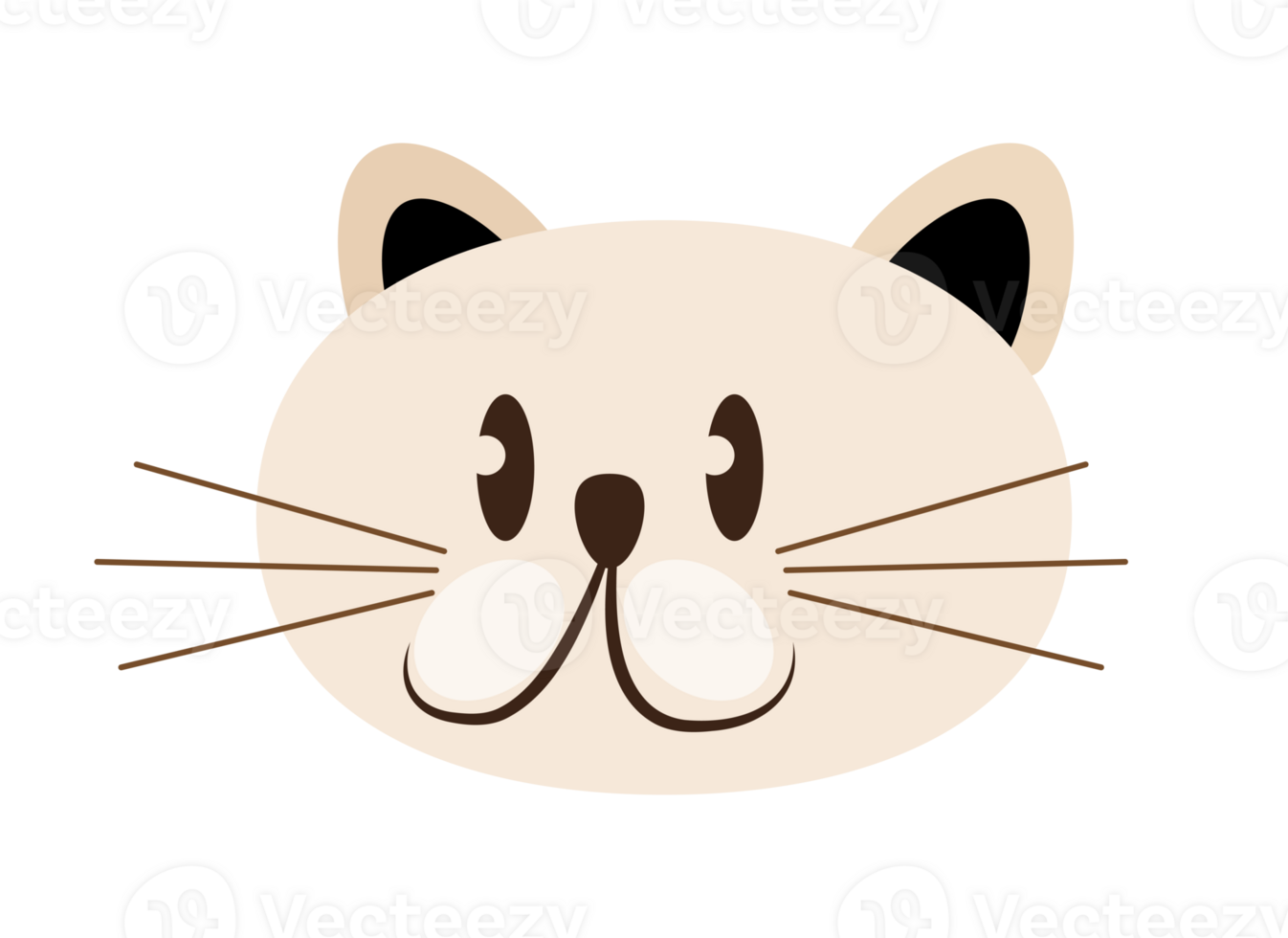 cute cat cartoon character png