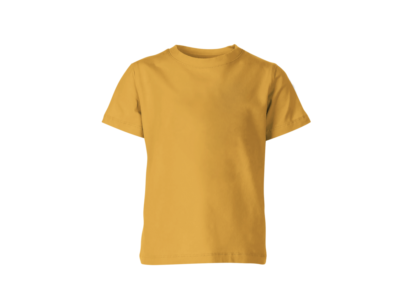 isolado em branco moda camiseta querida amarelo cor frente brincar modelo em transparente fundo png