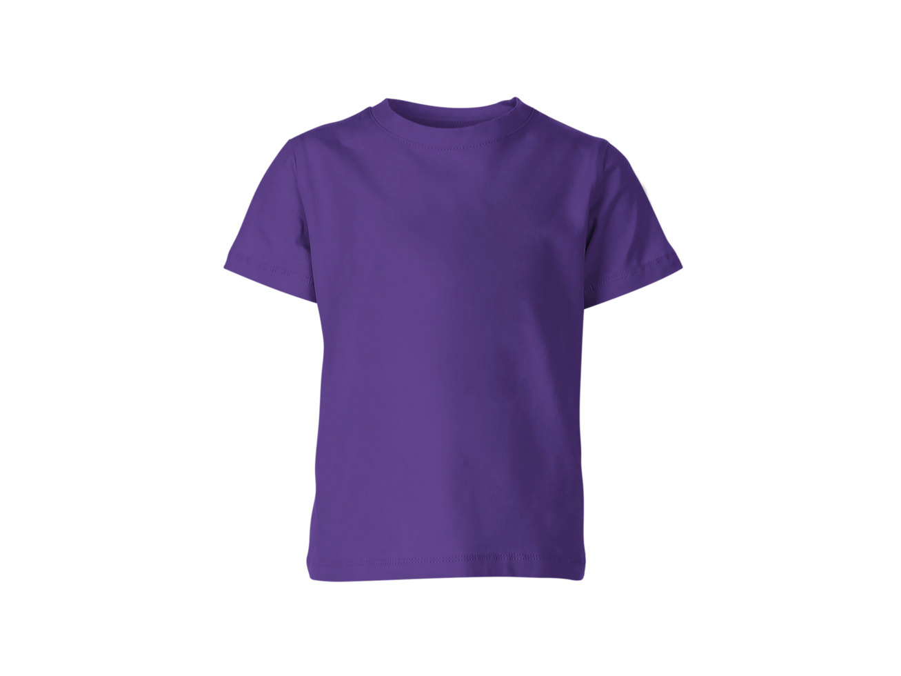 geïsoleerd blanco mode t-shirt heide Purper kleur voorkant mockup sjabloon Aan transparant achtergrond png