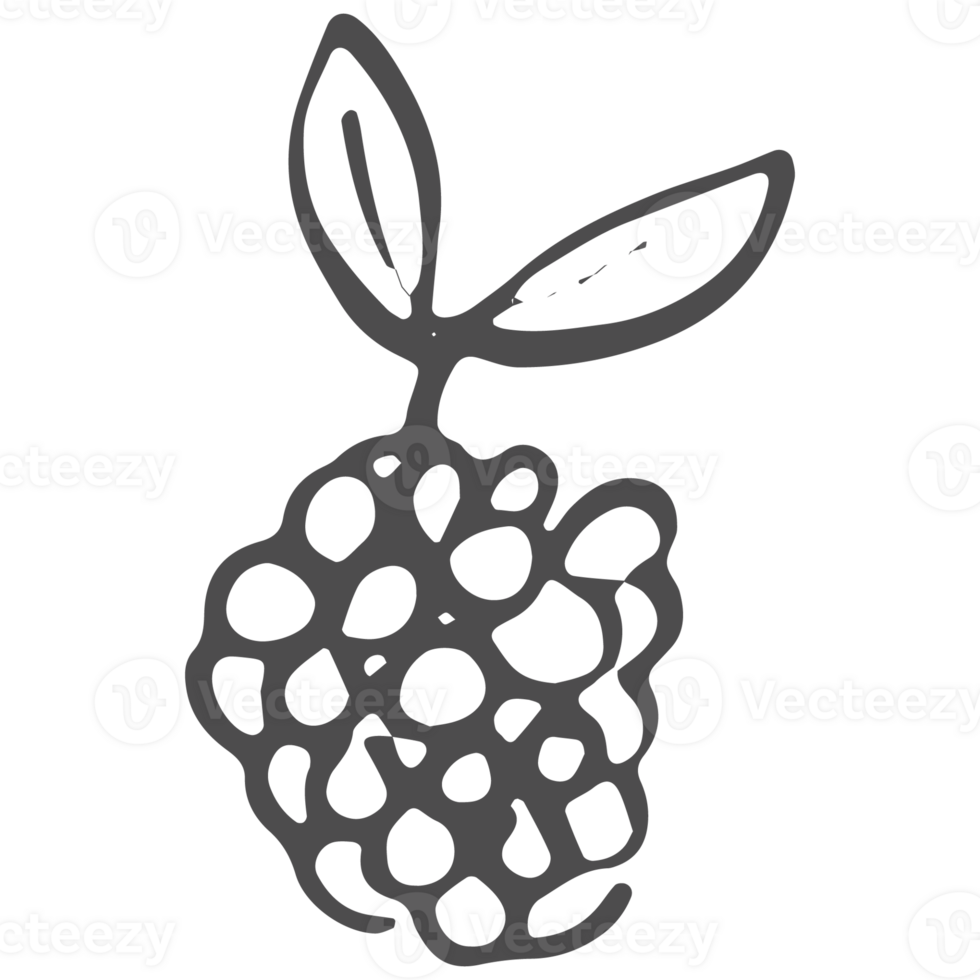 Sketched collection of woodland line png