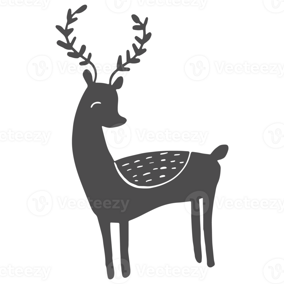 Sketche collection of woodland line png
