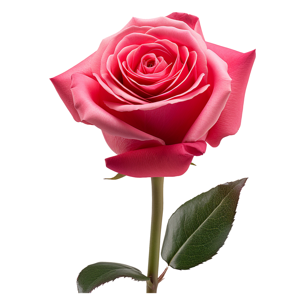 AI generated Red rose isolated on Transparent background png