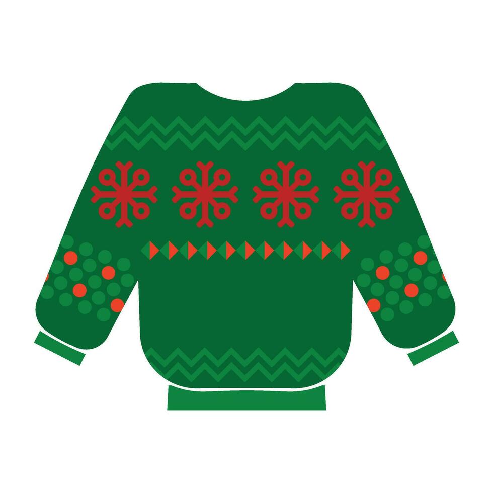 Winter Sweater Norwegian National Holiday Pattern vector