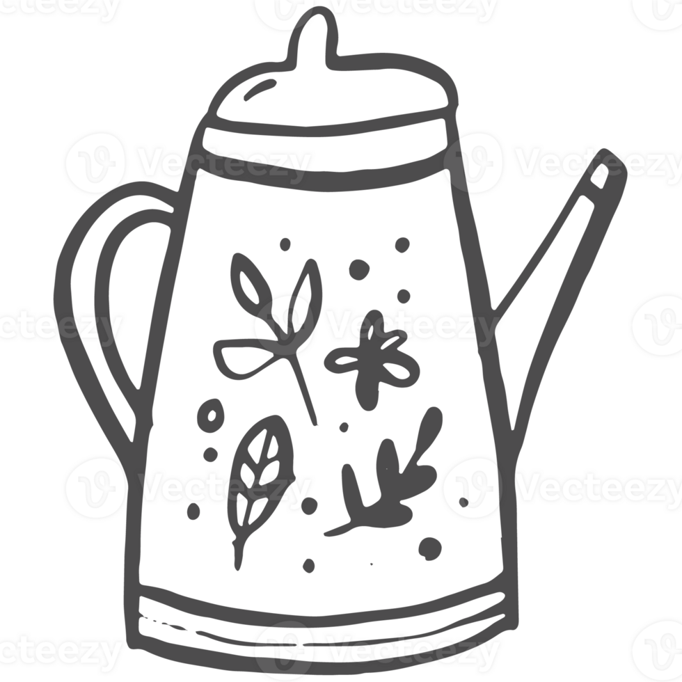 Sketche collection of woodland line. png