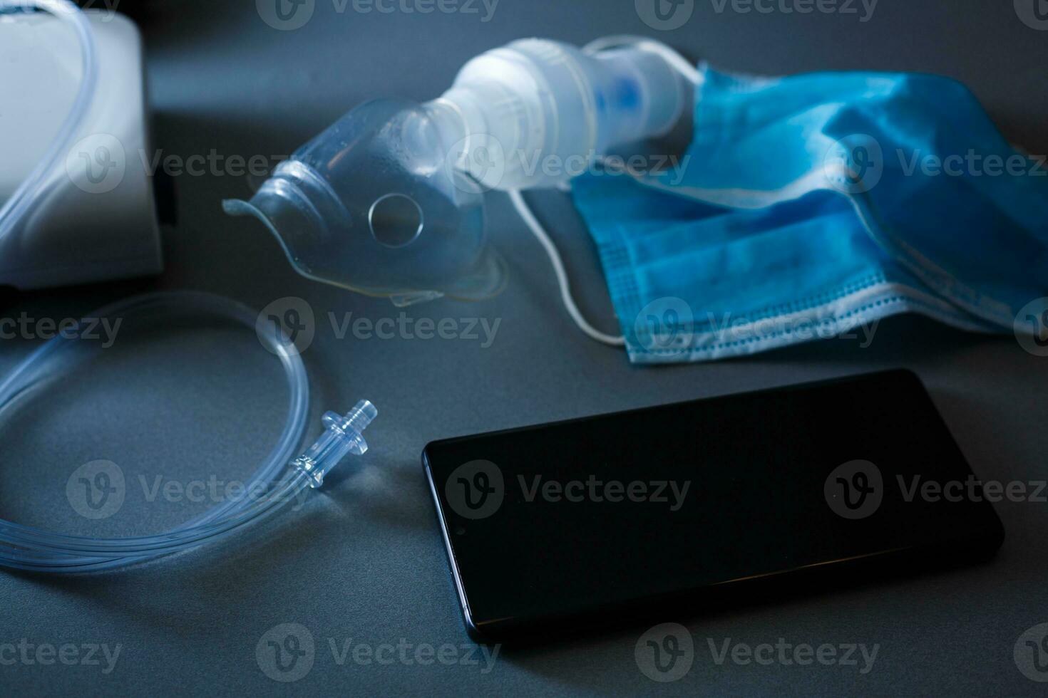 Medical nebulizer for the treatment of bronchitis. photo