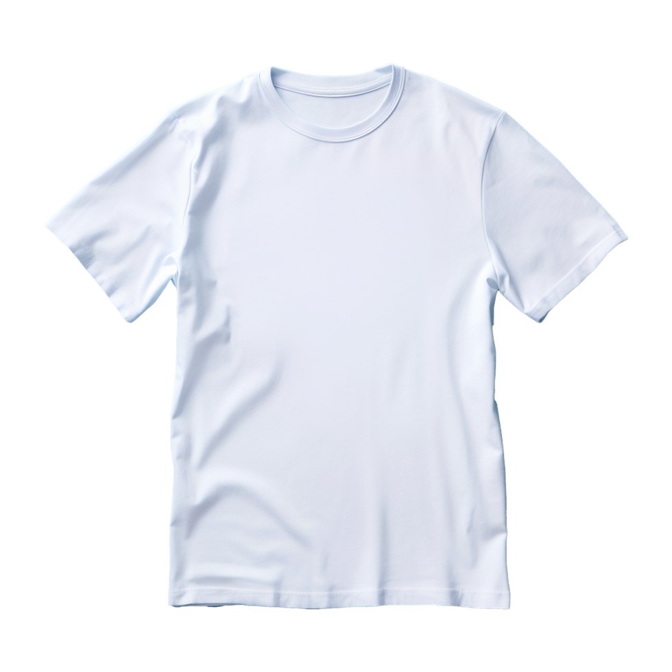 AI generated White tshirt isolated on transparent background 35200510 PNG
