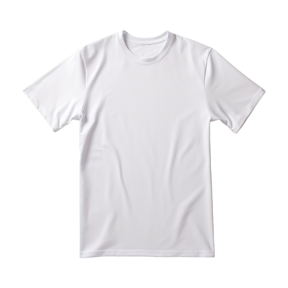 AI generated White tshirt isolated on transparent background 35200513 PNG