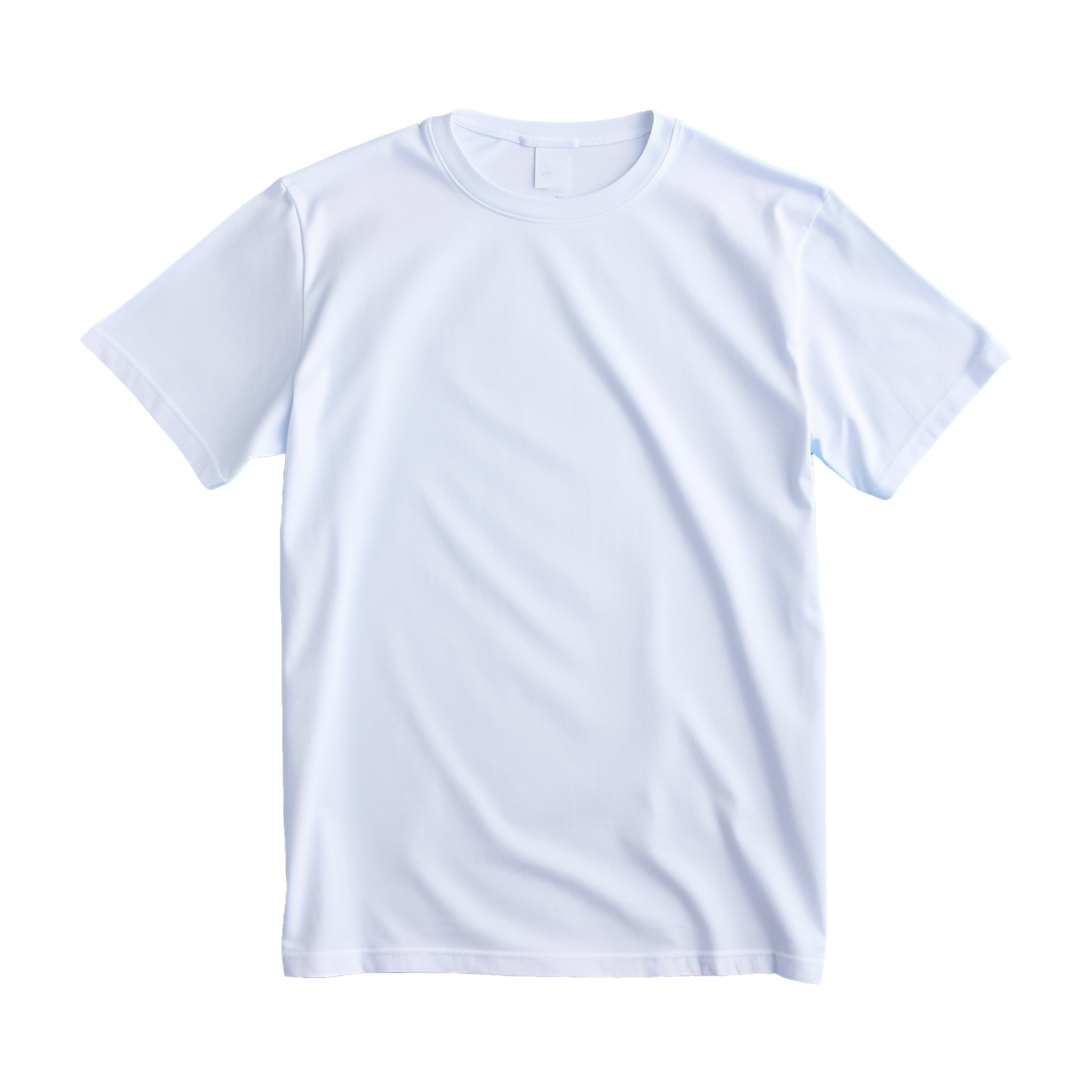 AI generated White tshirt isolated on transparent background 35200573 PNG