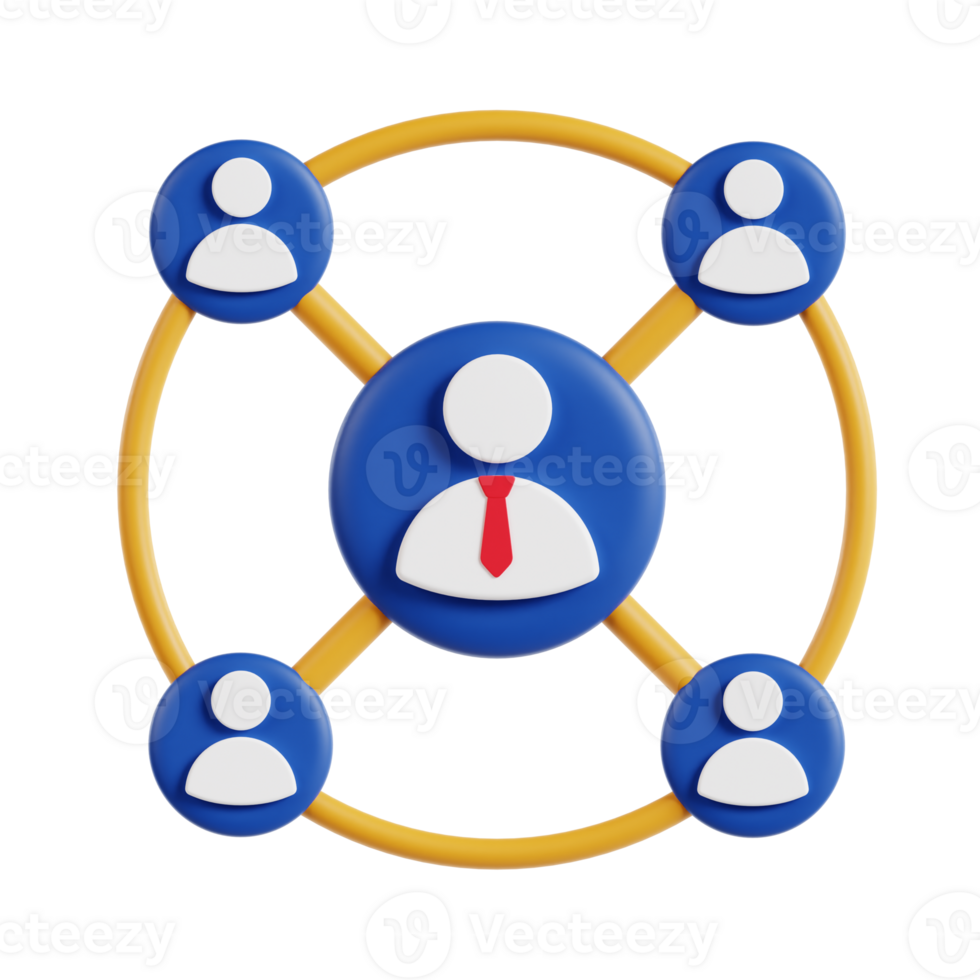 3d affiliate marketing with transparent background, marketing and advertising png