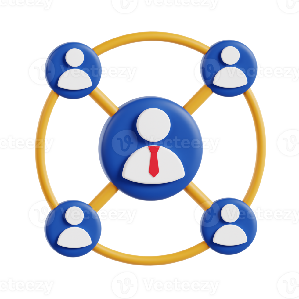 3d affiliate marketing with transparent background, marketing and advertising png