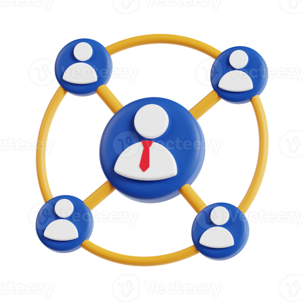 3d affiliate marketing with transparent background, marketing and advertising png