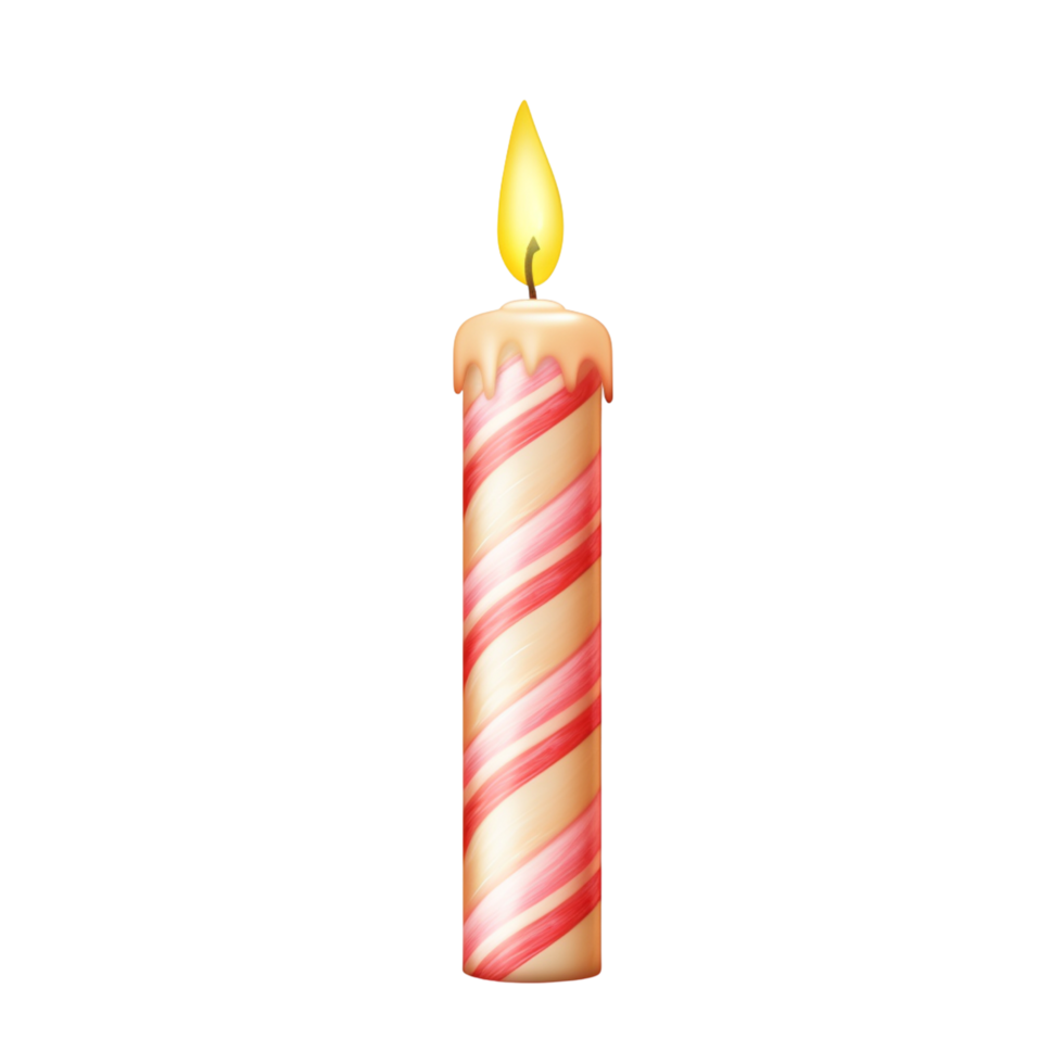 AI generated Candy cane for Christmas festival png