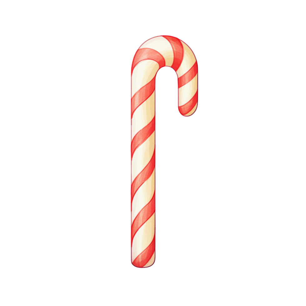 AI generated Candy cane for Christmas festival png