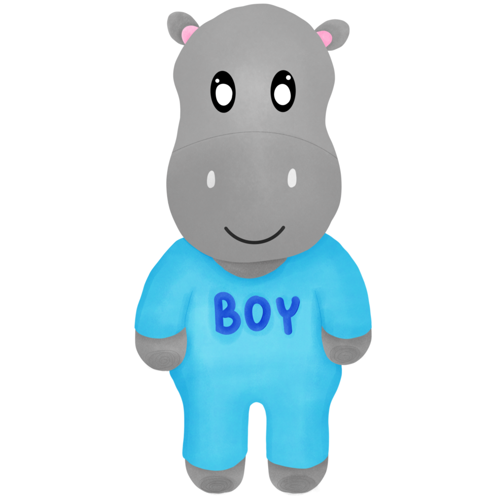 carino ippopotamo png. png