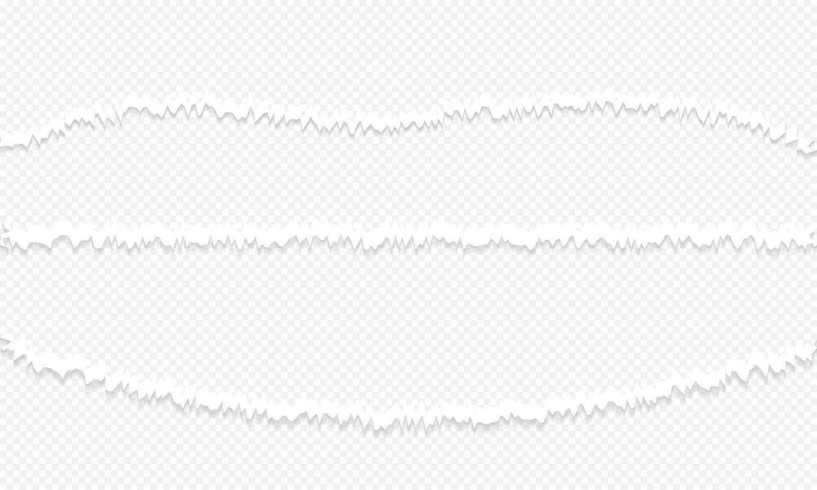 Tear paper or edge on a background vector