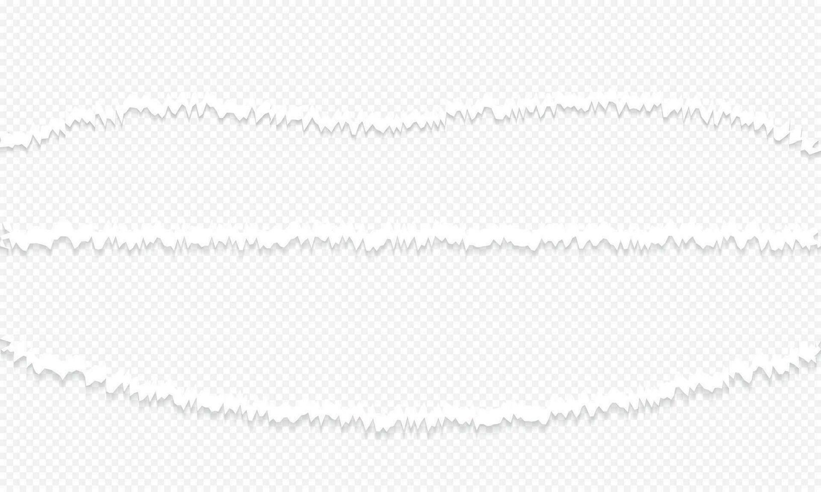 Tear paper or edge on a background vector