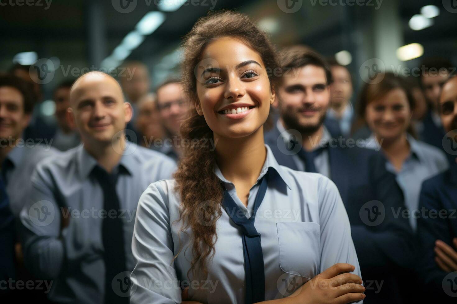 ai generado dedicado empleado premio brilla en un pensativamente decorado espacio de trabajo, reconocimiento y recompensa imágenes foto