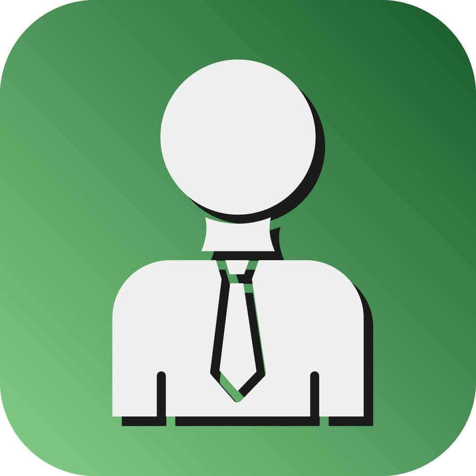 Hr Manager Vector Glyph Gradient Background Icon For Personal And Commercial Use.