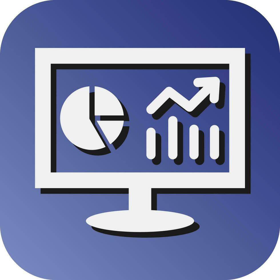 Dashboard Vector Glyph Gradient Background Icon For Personal And Commercial Use.